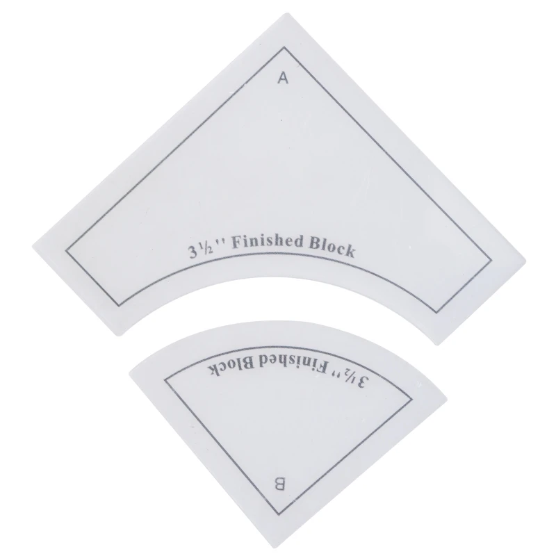 Transparent Patchwork Sewing Cutting Craft Ruler Templates Acrylic Design Pattern Sewing Tools for Students Designers LX9A