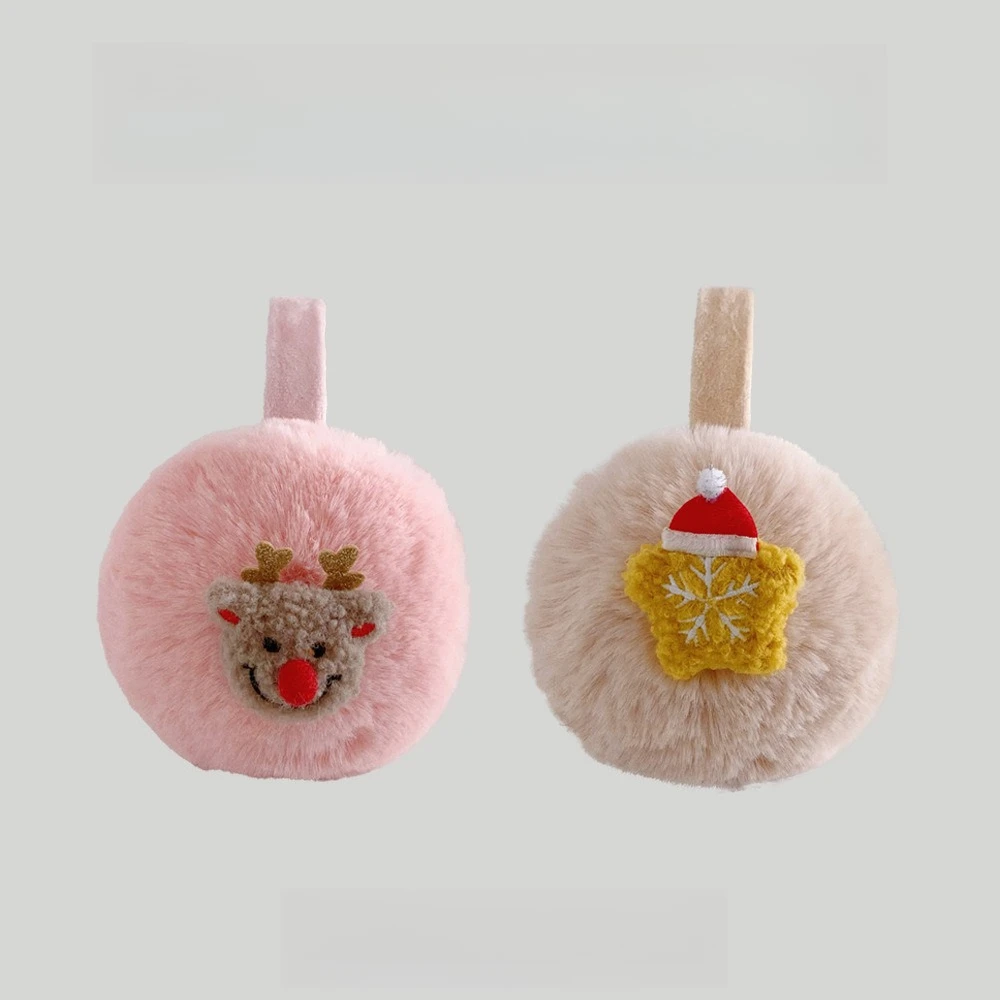 2025 New Inlay Santa Claus Earmuffs Fashion Interesting Christmas Elk Tree Star Periphery Ear Marm New Year Gifts for Friend