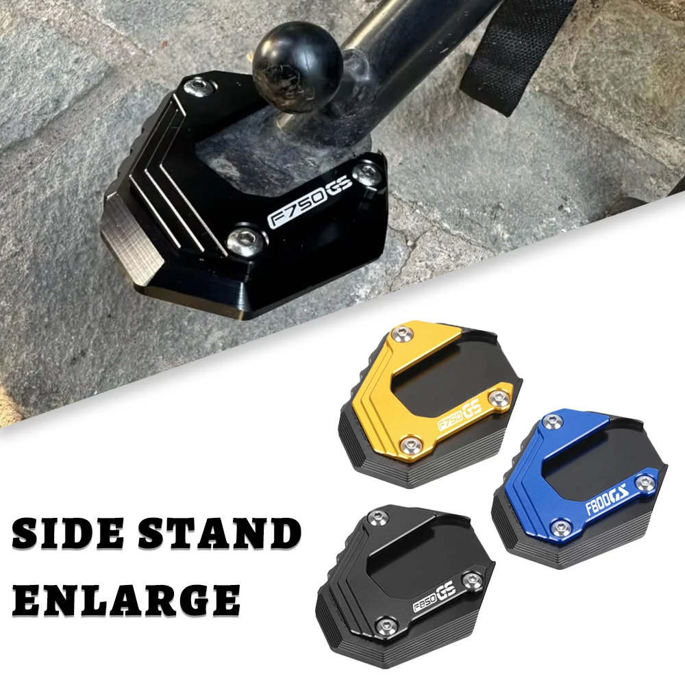 

Для BMW F800GS ADV F800 GS Adventure 2008-2017 2018 или F 800 GS 2024, удлинительная боковая подставка для мотоцикла с ЧПУ, увеличенная пластина