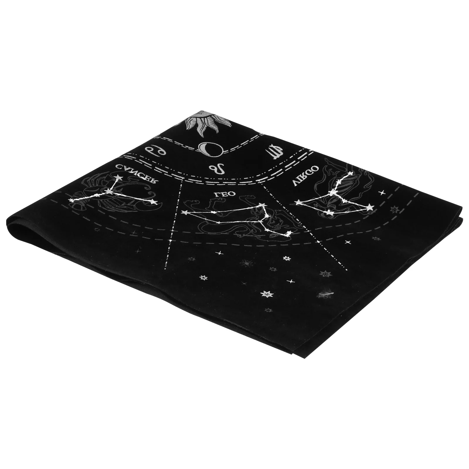 

12 Piece Astrology Tarot Divination Tablecloth Constellation Tapestry Home Decor Tarot Cloth Party Game Premium Material