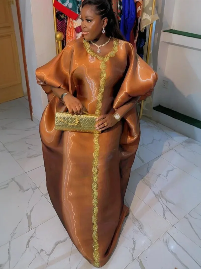 

Abayas For Women Dubai Luxury 2025 African Muslim Fashion Dress Caftan Marocain Evening Party Dresses Boubou Robe Djellaba Femme