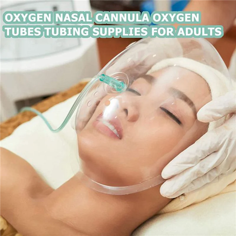 60Pcs 산소 카눌라 2 미터 비강 카눌라 성인용 부드러운 비강 산소 튜브 O2 카눌라-[A68T]