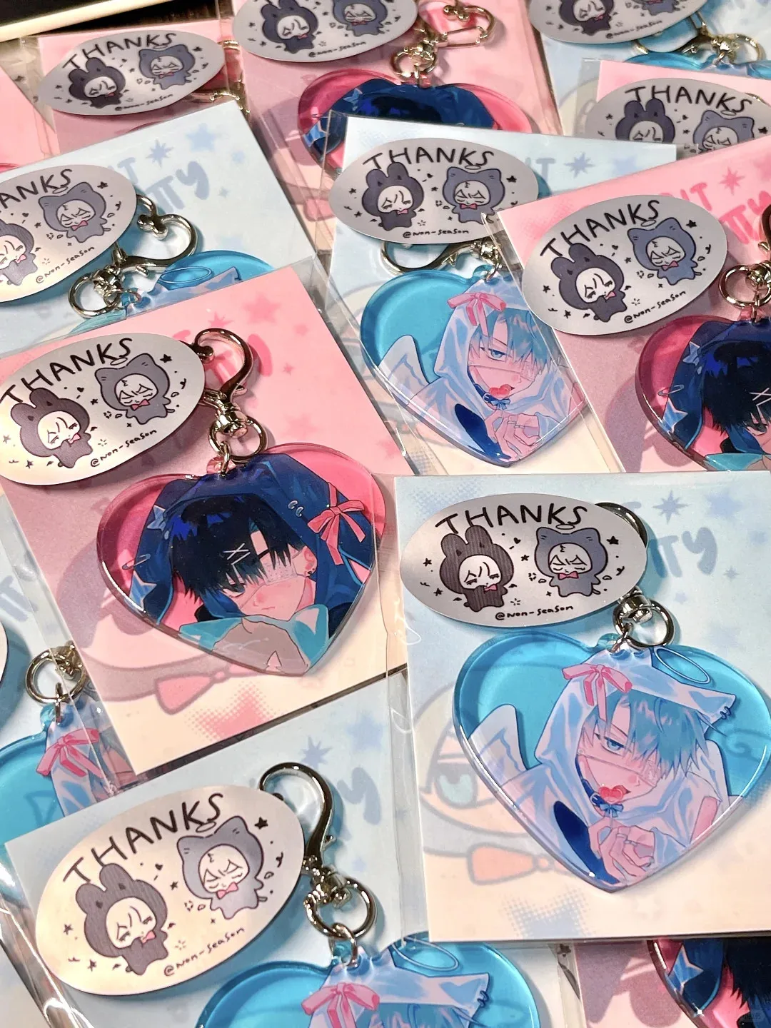 ALIEN STAGE Anime KeyChain Women Breloczek do kluczy dla mężczyzn Akrylowy brelok do kluczy samochodowych Party Pendant Cos Girls Friend Gift
