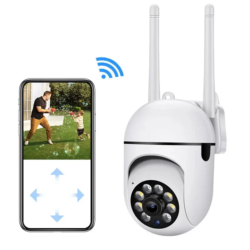 4K Wireless PTZ Camera HD 1080P Automatic Night Vision WiFi IP Camera Outdoor 3MP AI Auto Tracking CCTV Surveillance Camera