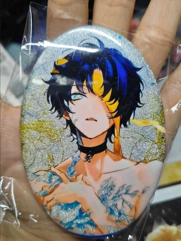 

Zenless Zone Zero Asaba Harumasa овальный милый лазерный значок на булавке аксессуары для косплея для одежды декор рюкзака брошь подарок