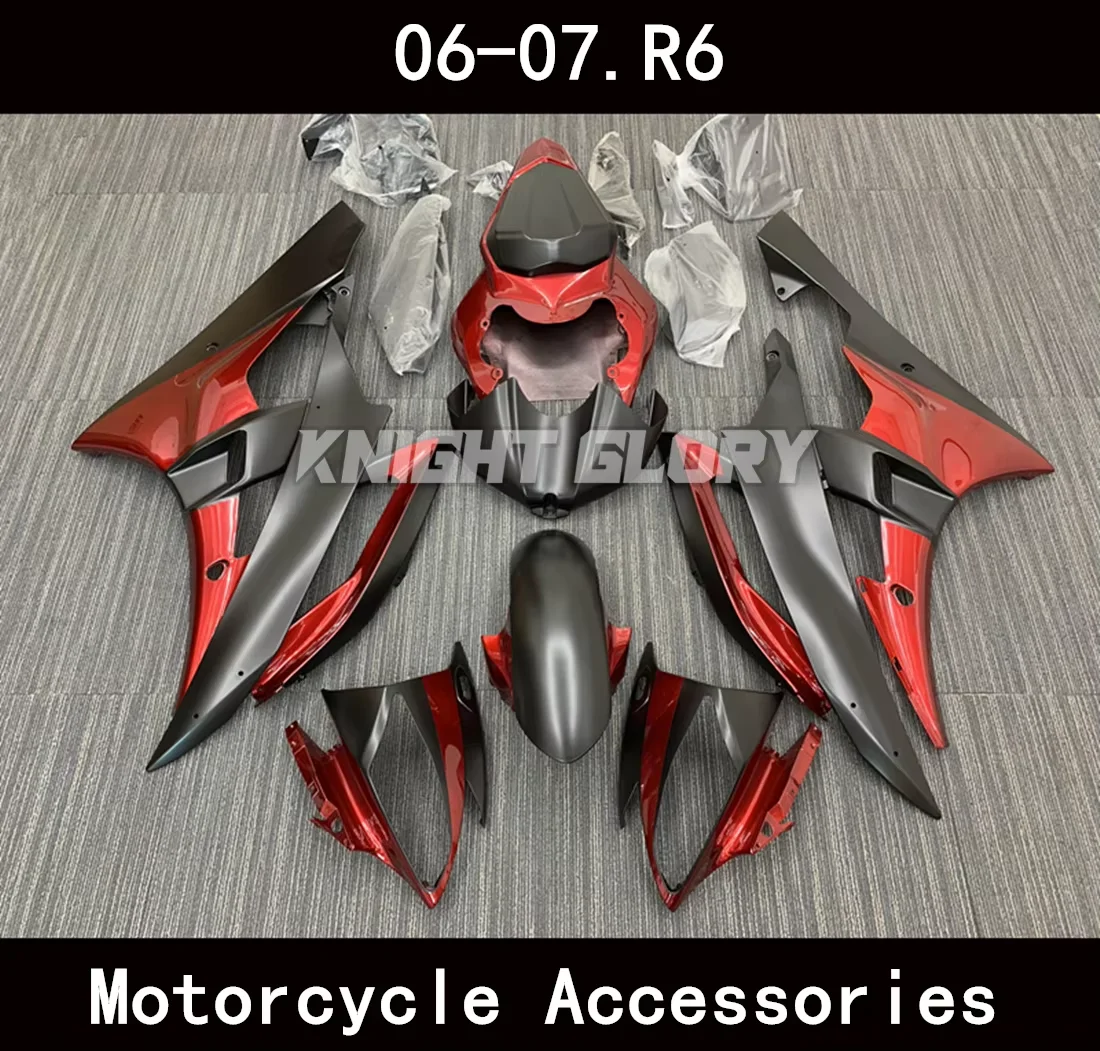 

Suitable for YZF-R6 YZF R6 2006 2007 06 07 Motorcycle Shell Fairing Spoiler Bodywork Set