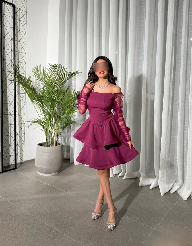 

Tiered Vestidos Para Bodas Mujer Invitada Dress for Women Prom Dresses Robes De Soirée Evening Dress 2024 Elegant for Wedding