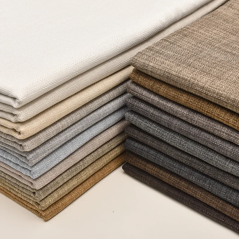 布張りのベッドリネン生地,ソファカバー,家具,縫製,エレガントな粗布,綿のフラックス,高品質の暗号化,赤,青