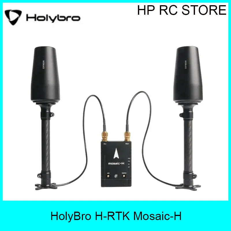 

Holybro H-RTK Mosaic-H RTK GPS Module Dual Antenna Heading with IST8310 Magnetometer for Precision Drone UAV Navigation