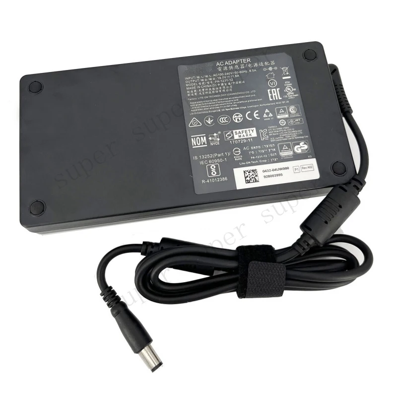 S+   LITEON 19.5V 11.8A 230W AC Adapter Charger For MSI GE63VR 7RF RAIDER