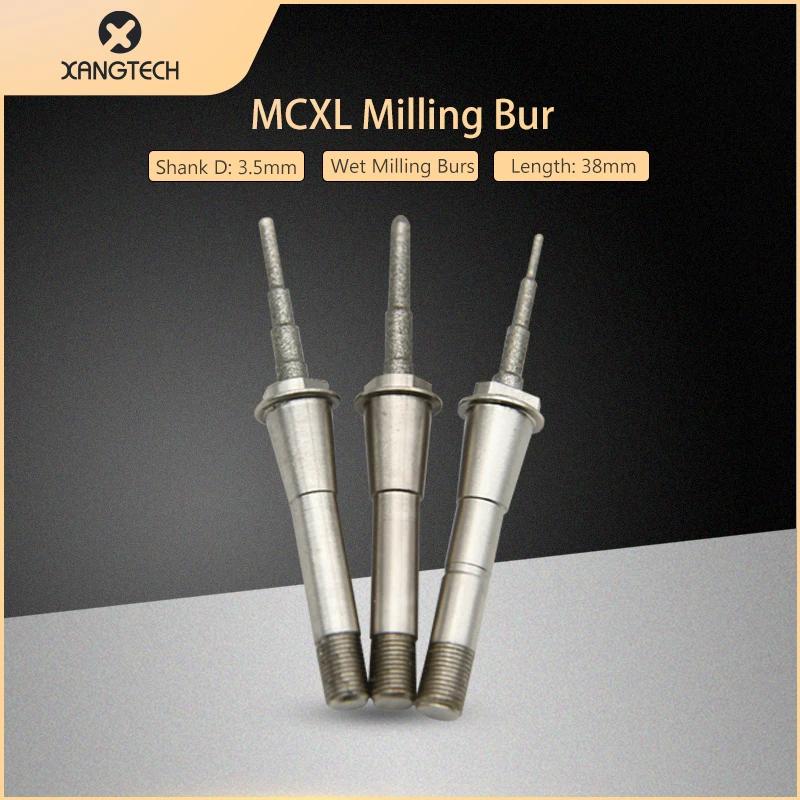 XANGTECH 치과 실험실 Sirona Cerec MCXL 습식 밀링 버 스텝 버, 캐드/캠 시스템용 12s