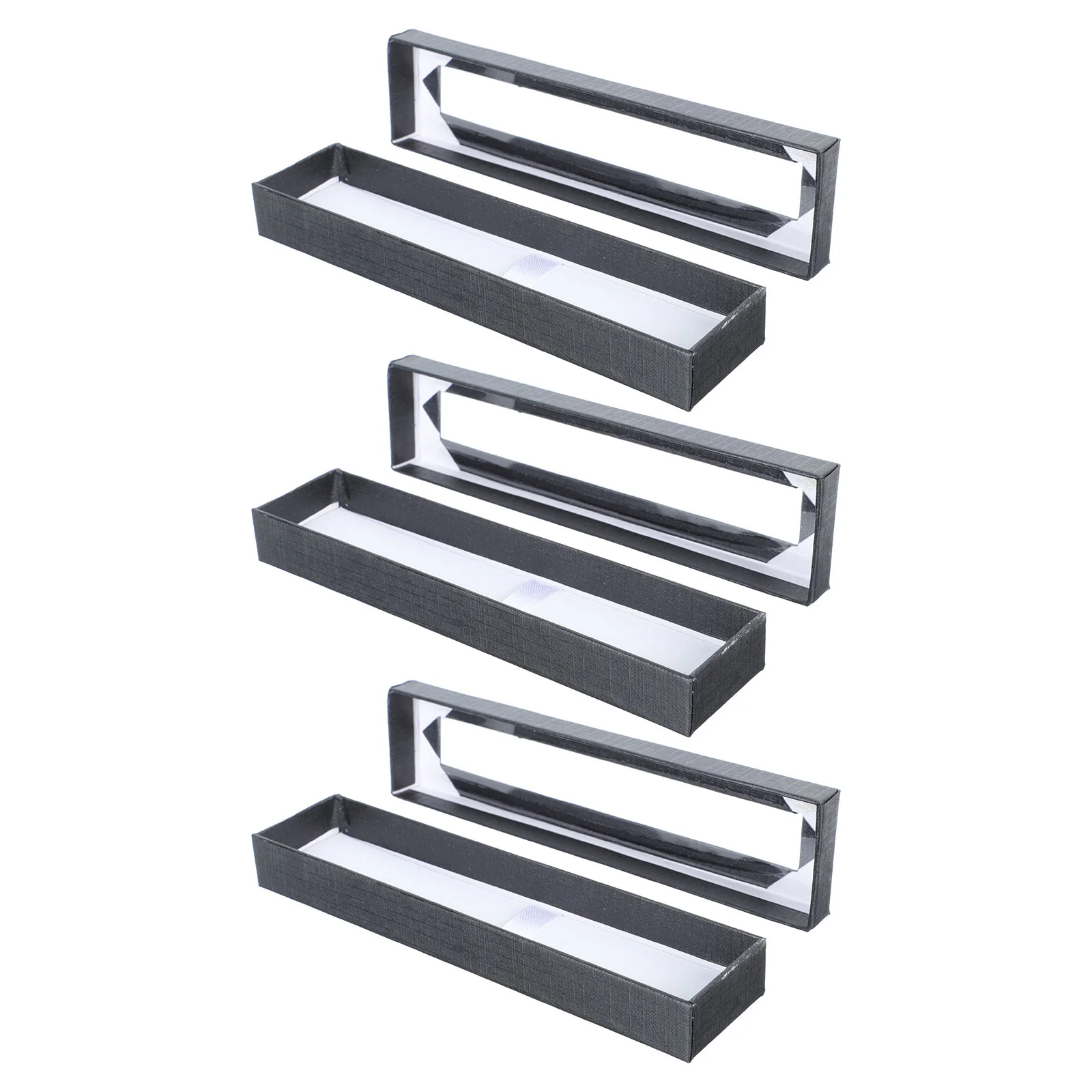 

5 шт., коробка для хранения одной ручки, креативная коробка для бумажных ручек, коробка для ручек с открывающимся окном, простая коробка для ручек, пенал для хранения ручек, коробка для ручек