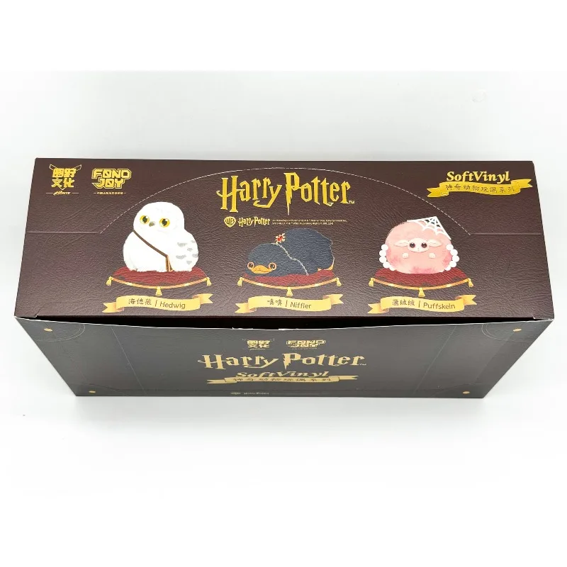Harrys Potters, animales fantásticos, cara de vinilo, caja ciega, juguetes, figura bonita de Aniem, Hedwig Puffskein, muñeco Niffler, regalos, juguetes para niños
