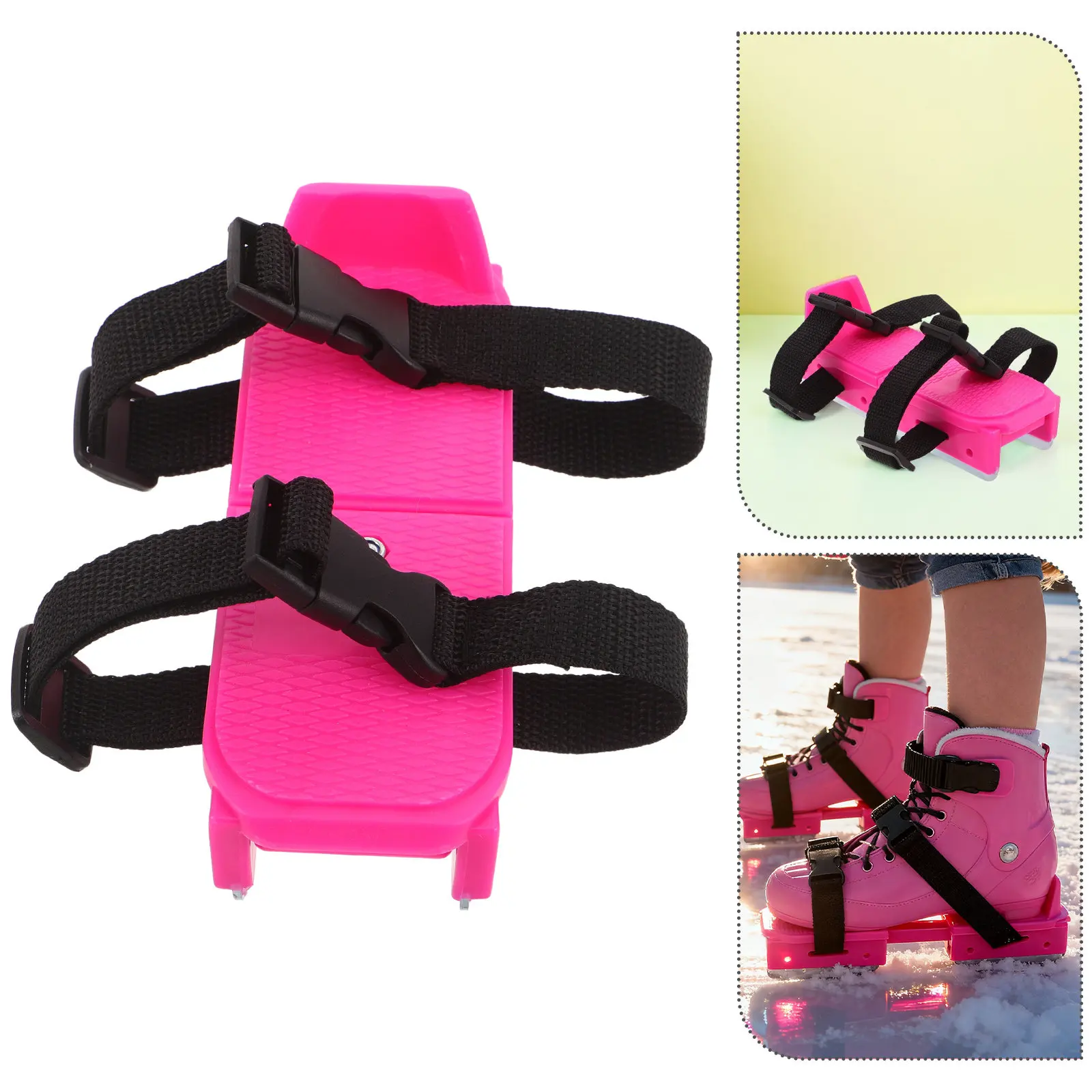 

1 пара регулируемых коньков 16-21 см, универсальные, подходят для молодежи, для зимнего катания на снегу, для начинающих, хоккейные коньки, обувь для катания на льду на открытом воздухе