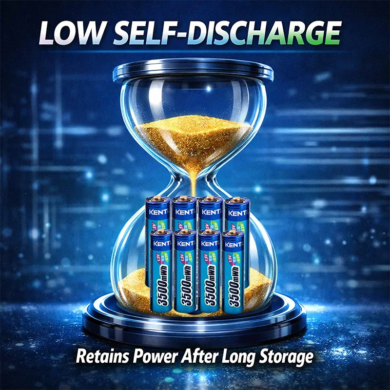 4PCS KENTLI AA Lithium Batteries 1.5v 3500mWh Rechargeable Wholesale Price for Electronic Products