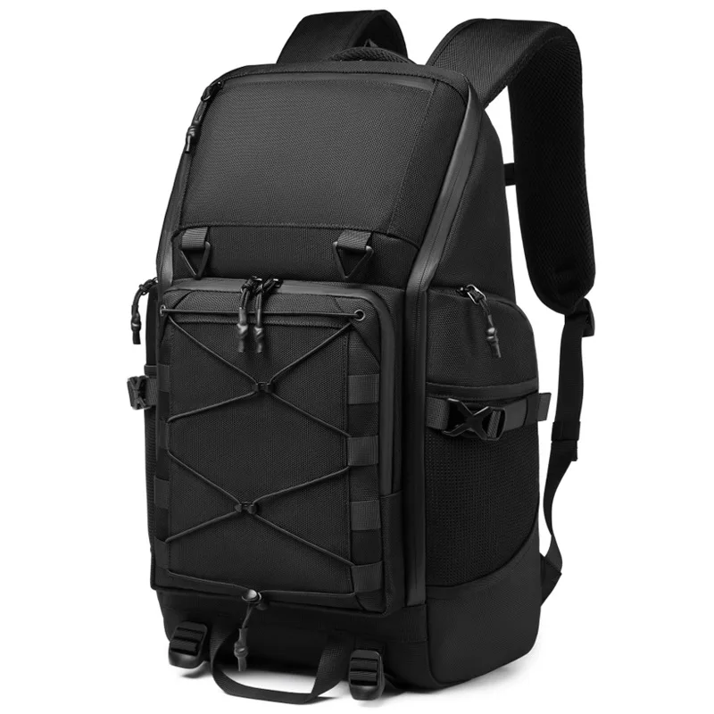 OZUKO Zaino per laptop da 17,3 pollici Zaino da viaggio da 35 litri Borsa in nylon Zaino da trekking multifunzione impermeabile per esterni di