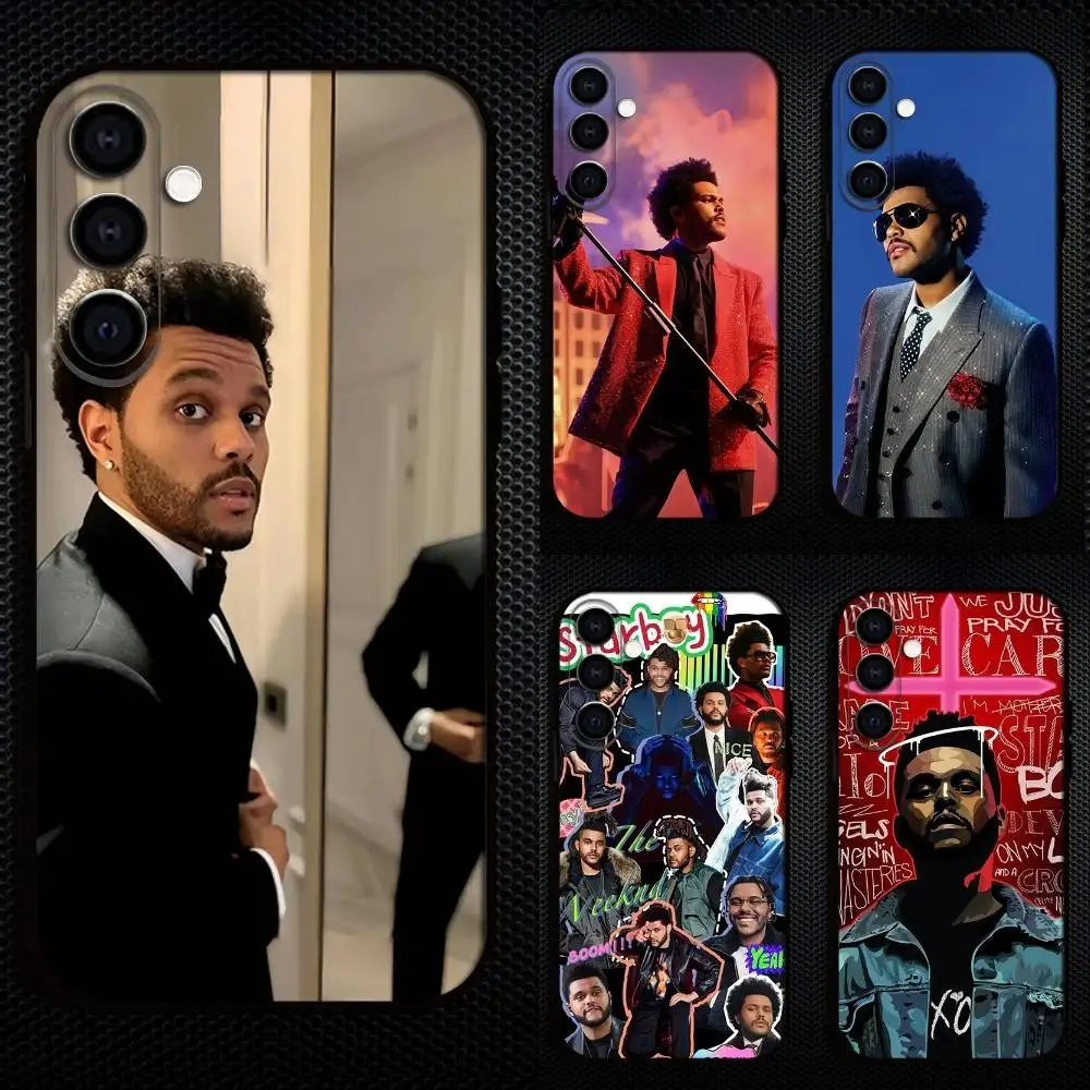 

T-The W-Weeknd Sing Phone Case For Samsung Galaxy A73,A72,A71,A70,A53,A52,A51,Others Soft Black Cover