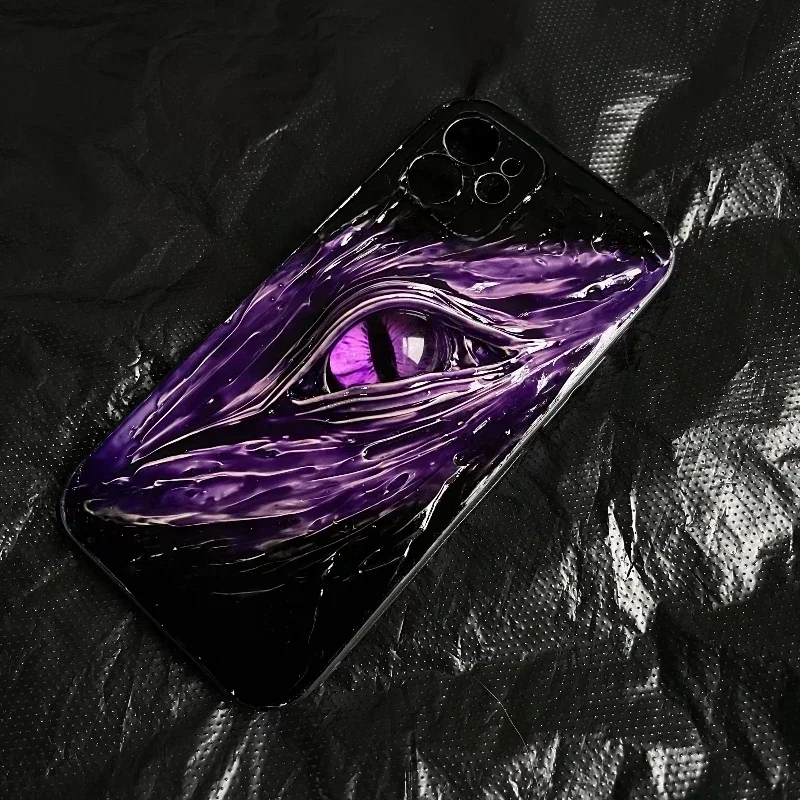 

4000 Original Handmade Phone Case 3D Horror Cthulhu Eyes Customized Gift Horror Gothic Punk Dark Cthulhu Halloween Phone Case