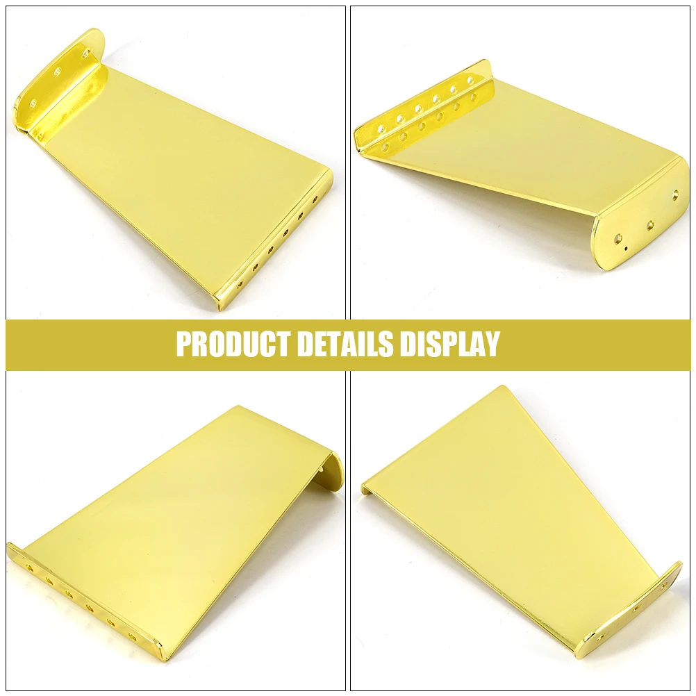 

Guitar Tailpiece Bridge Electric and 6-string Flowered Cable Plate Gold/silver Guitars Fixed