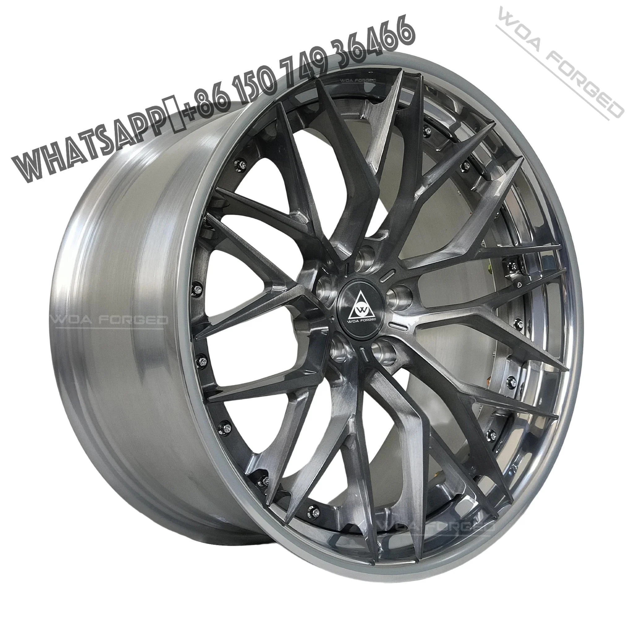 

WOAFORGED Hot Sale 2025 Best Quality 18 19 20 21 22 23 24 Inch Colorful 2pcs Concave Big Lip Forging Alloy Wheel