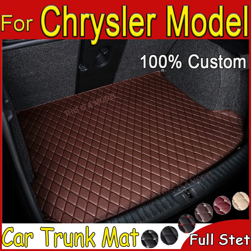 Custom Car Trunk Mats for Chrysler 300C Grand Voager Sebring Car Accessories Auto Goods interior details