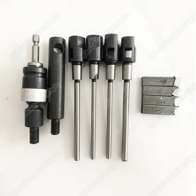 Full Set Of Carbide 22-65mm Valve Seat Reamer Flat Reamer Valve Seat Repair Tool