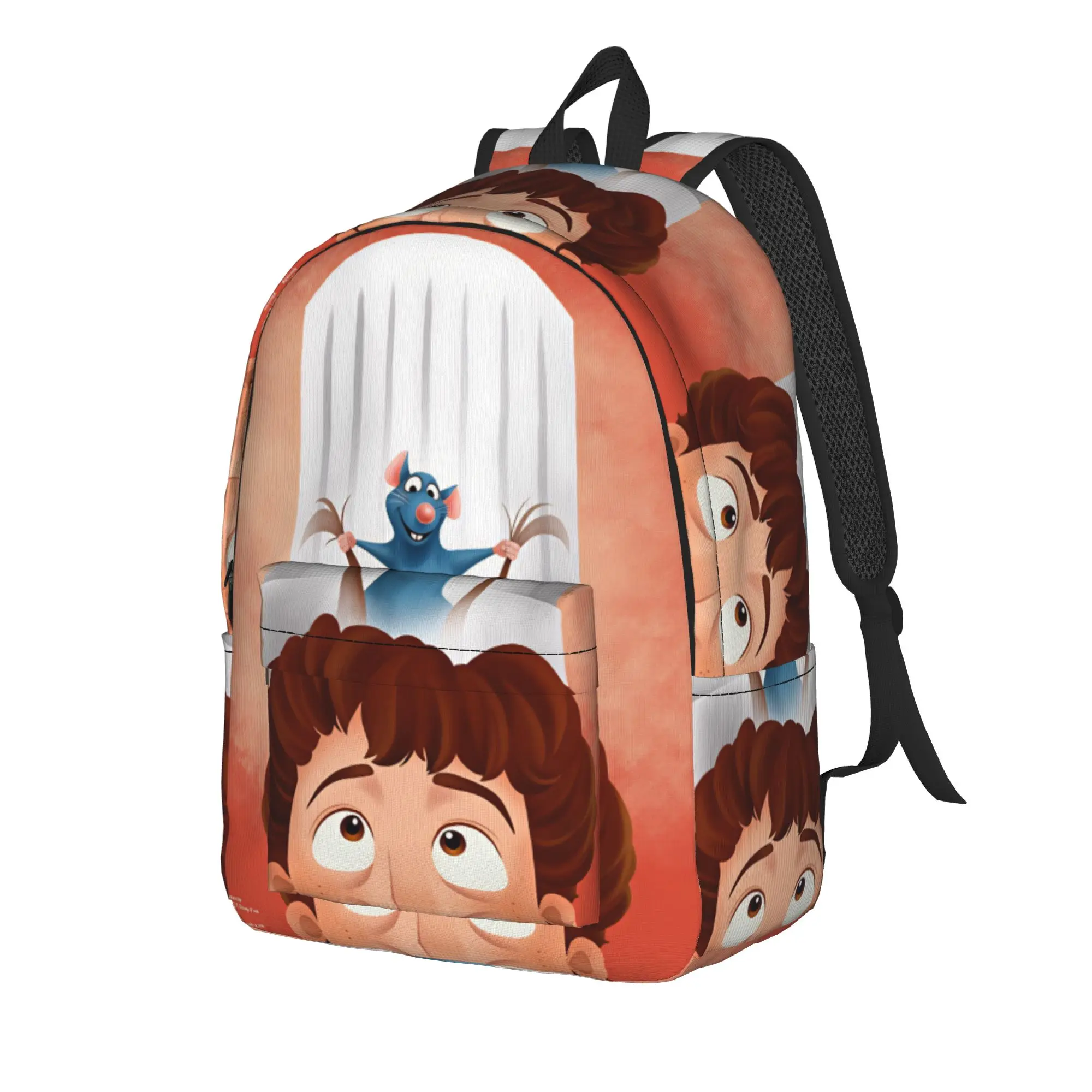 Ratatouilles Backpack  Trekking Backpacks Girl Elegant School Bags Custom Breathable Rucksack