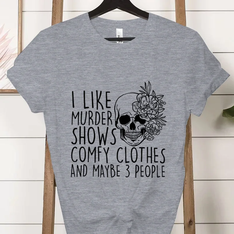 

Ropa de verano Me gusta el asesinato Bosna удобный удобный и талифтовый 3зыг mamá regalos para mamá moda mujer camisetas