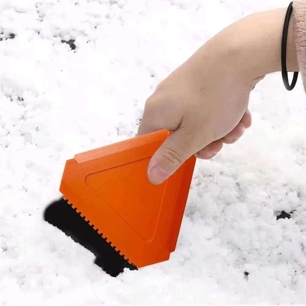 New Multifunctional Car De-icing Shovel Plastic Triangle Automobile Ice Scraper Labor-saving High Efficiency Glass Ice Scraper