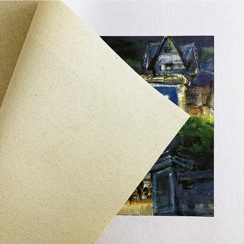 A4 A3 A3+ A2 Letter size inkjet pure cotton canvas sheets for inkjet printer 10 pieces