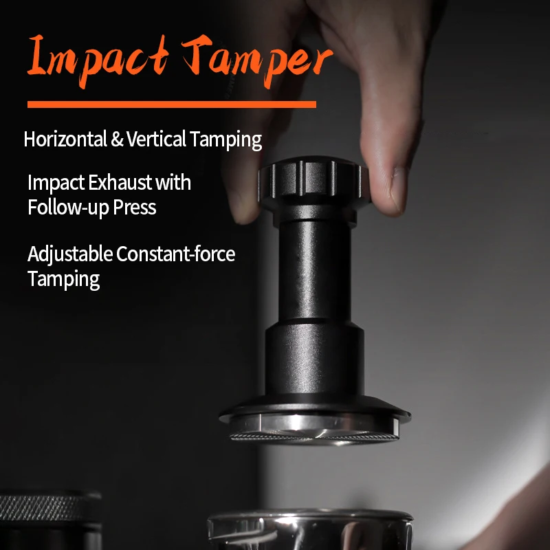 OANKR 25-35lb presión constante ajustable café Tamper 51mm 53mm 58,35mm Espresso Tamper con resorte calibrado herramientas de Barista