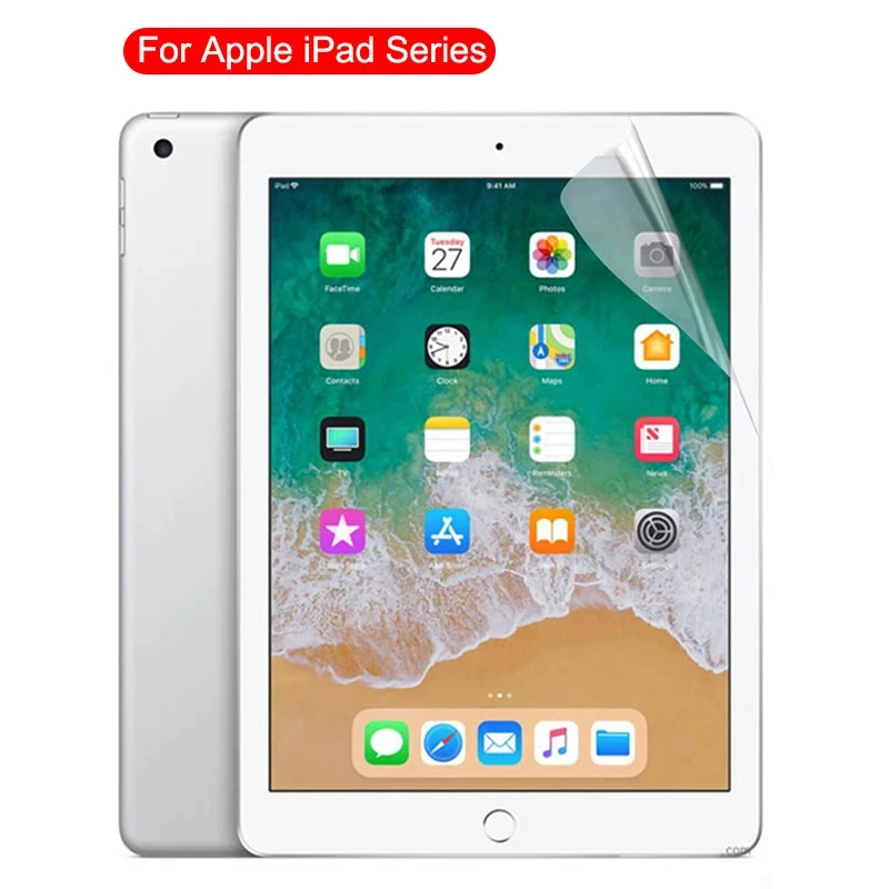 3pcs Soft Hydrogel Film For Apple iPad Pro 12.9 12 9 6th 5th 4th 3th 2th 1th Gen 2022 2021 2020 2018 2017 2015 Screen Protector