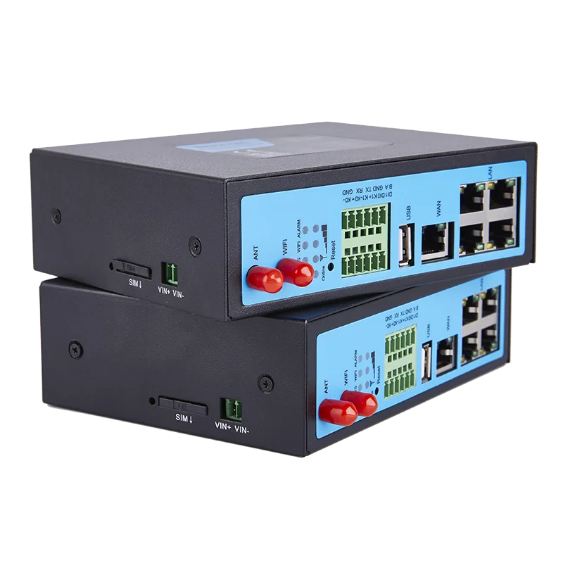 Bivocom IP30 4G IoT Gateway TG451 RS232 RS485 IoT M2M Industrial Gateway with Dual SIM Card