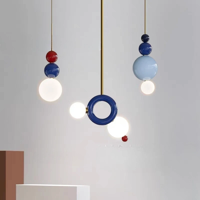 

French dopamine chandelier simple personality creative children's room restaurant bar bedroom bedside