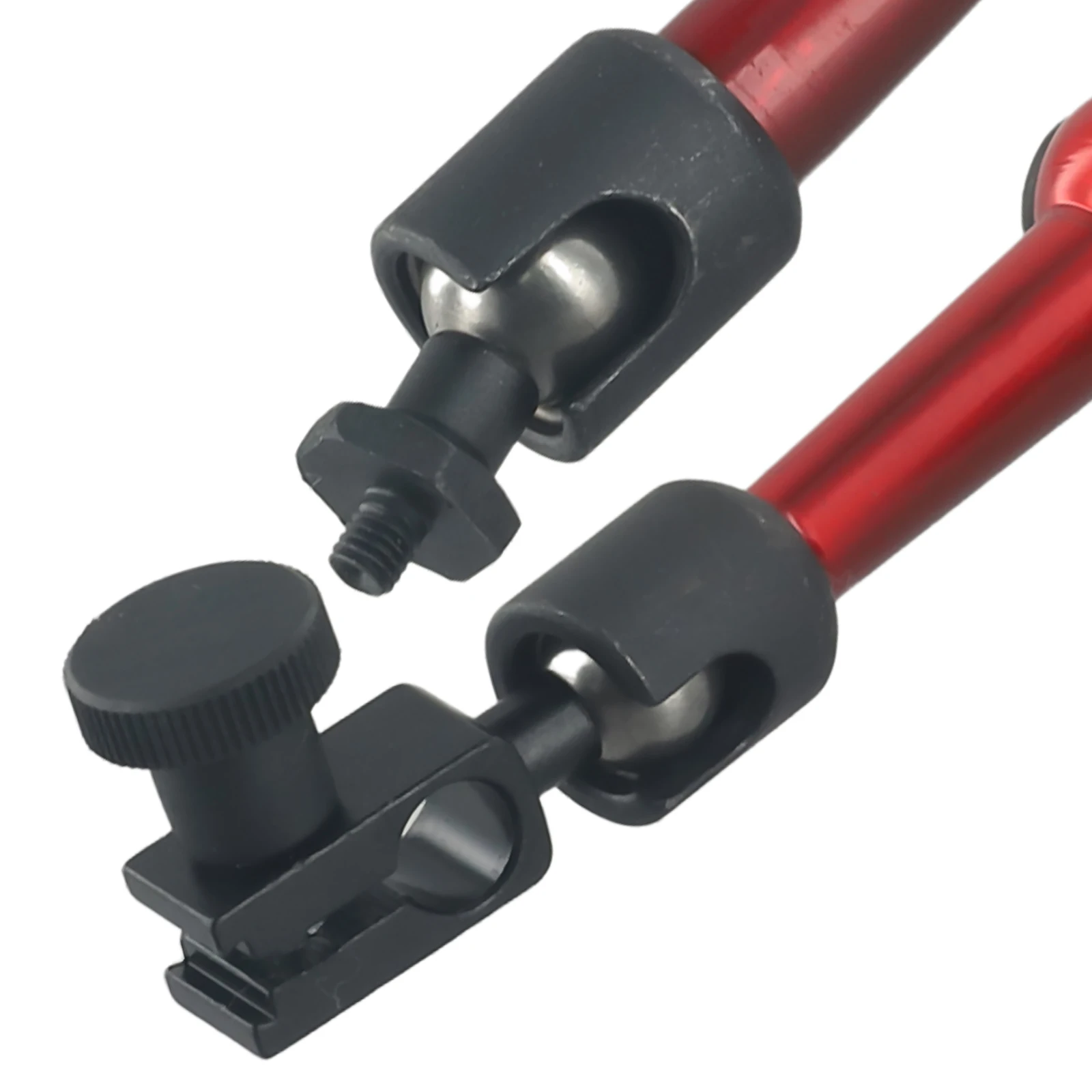 Adjustable Flexible Magnetic Base Holder Stand For Dial Test Indicator M8 M5 Thread Alloy Steel Gold Red 300mm 340mm 165mm