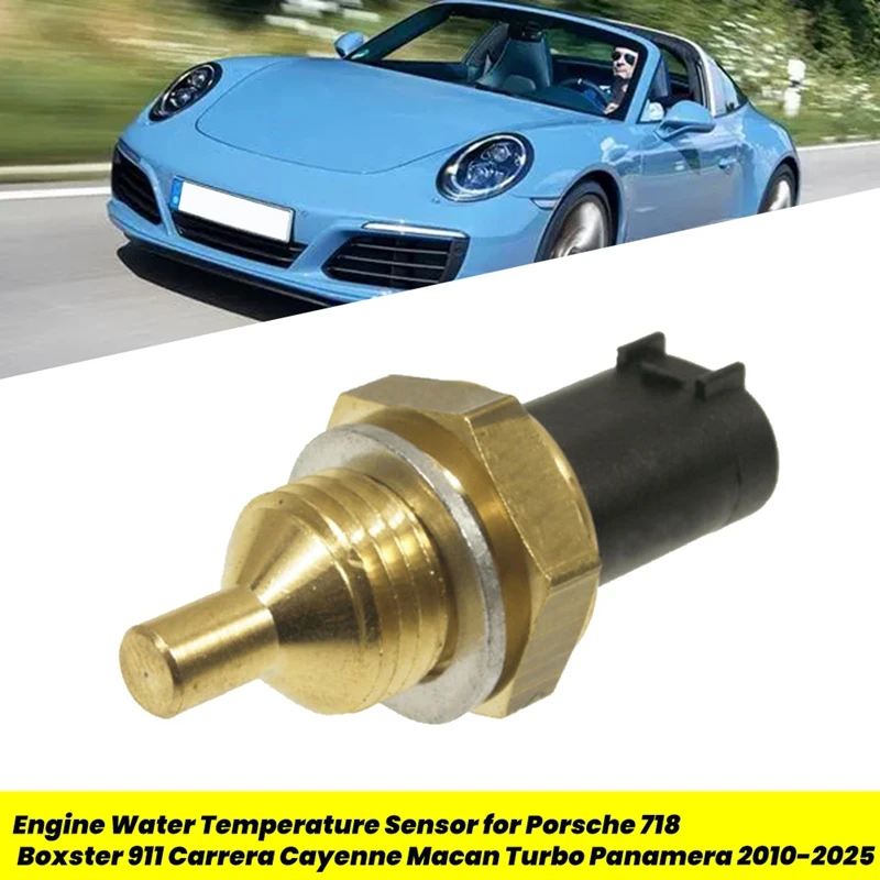 Engine Water Temperature Sensor 94860642000 For Porsche 718 Boxster 911 Carrera Cayenne Macan Turbo Panamera 2010-2025