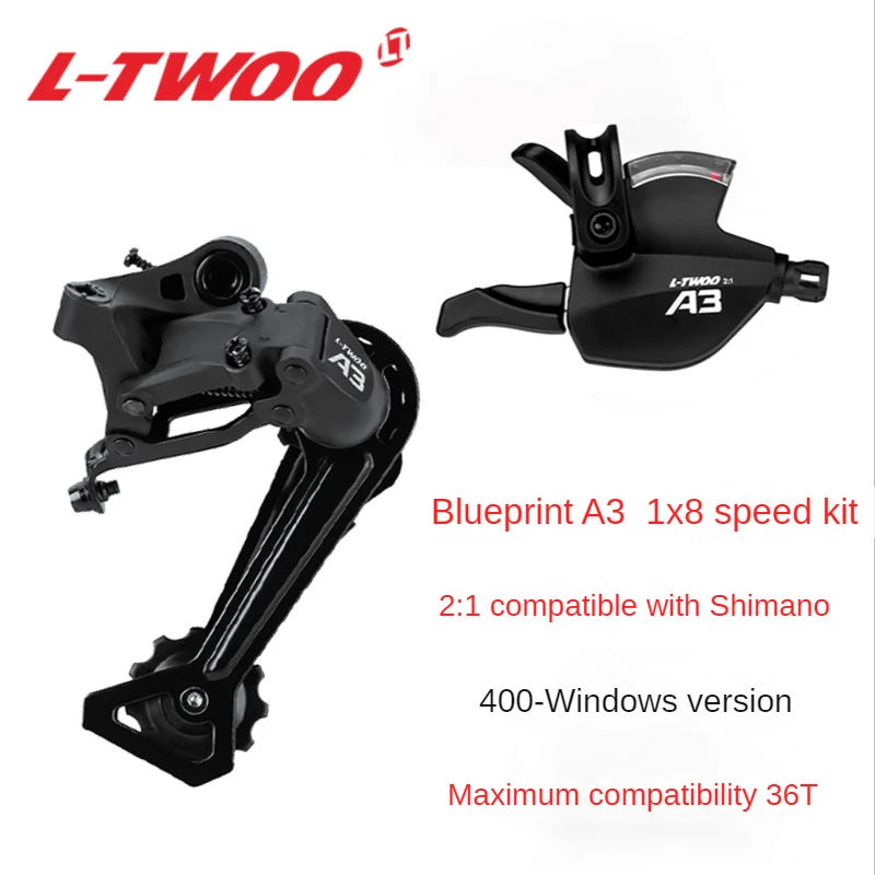 LTWOO Blueprint A3 Mountain Bike Transmission 400 Windows Version Dial Back Dial Front Dial 2:1 Compatible SM