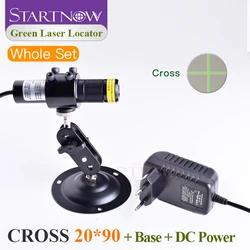 Green Laser Cross Locator Set 20*90 520nm 30mw Laser Green Beam For Fabric Cutting Equipment Embroidery Machine Parts Positioner