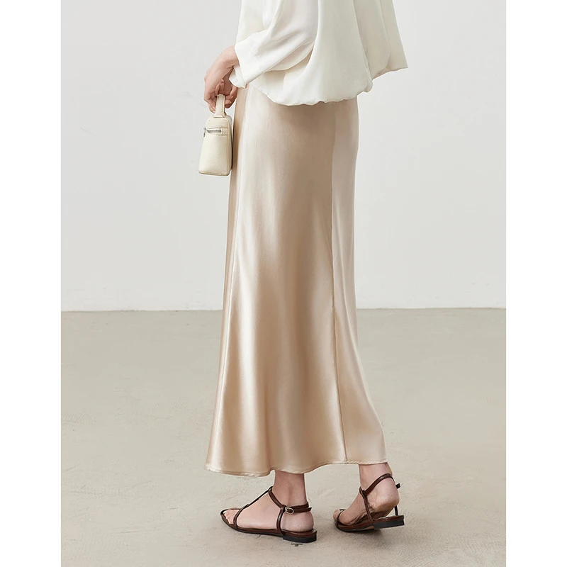 European Style 25 New Arrival Spring Summer Women Casual Top Quality Straight Skirt High Waist Elegance Ankle-length Skirts Y72