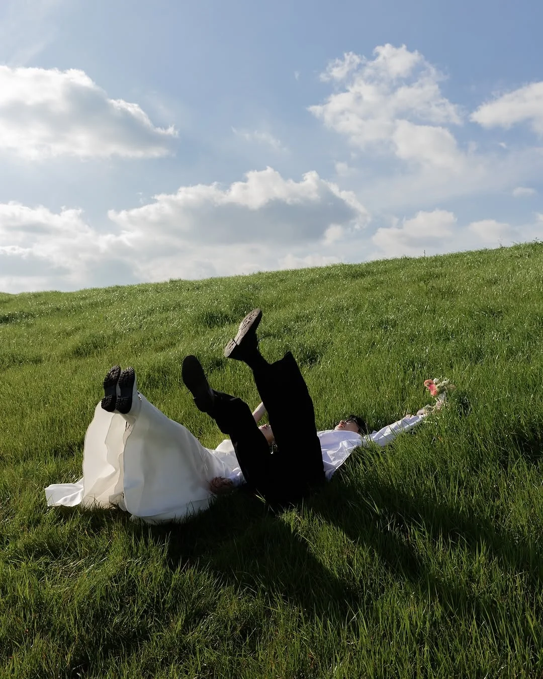 MD Strapless A-line Wedding Dress Sleeveless Korea Photoshoot Pleat Floor-Length Bridal Gown Corset Ribbon Customized 웨딩드레스 2025