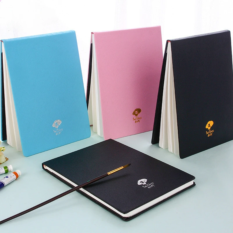 Handbook Elegant Watercolor Paper/ Book 32k/64K/16K Hard Surface Thickened 300g Fine Grain Cotton Pulp Paper