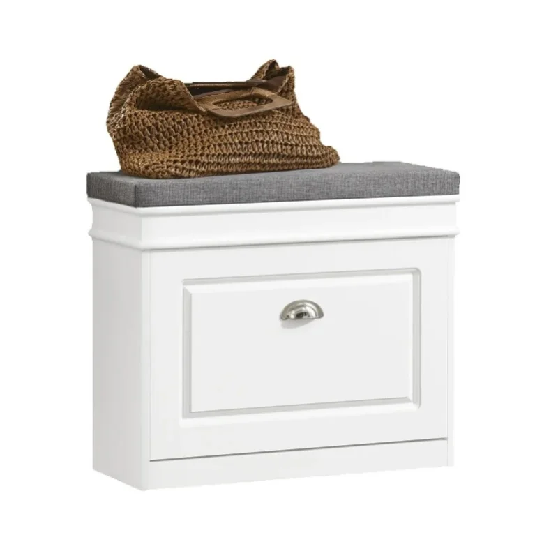SoBuy FSR82-K Schuhkipper Schuhschrank mit Klappe Schuhbank mit Sitzkissen Schuhkommode Sitzbank BHT ca.: 60x51x24cm