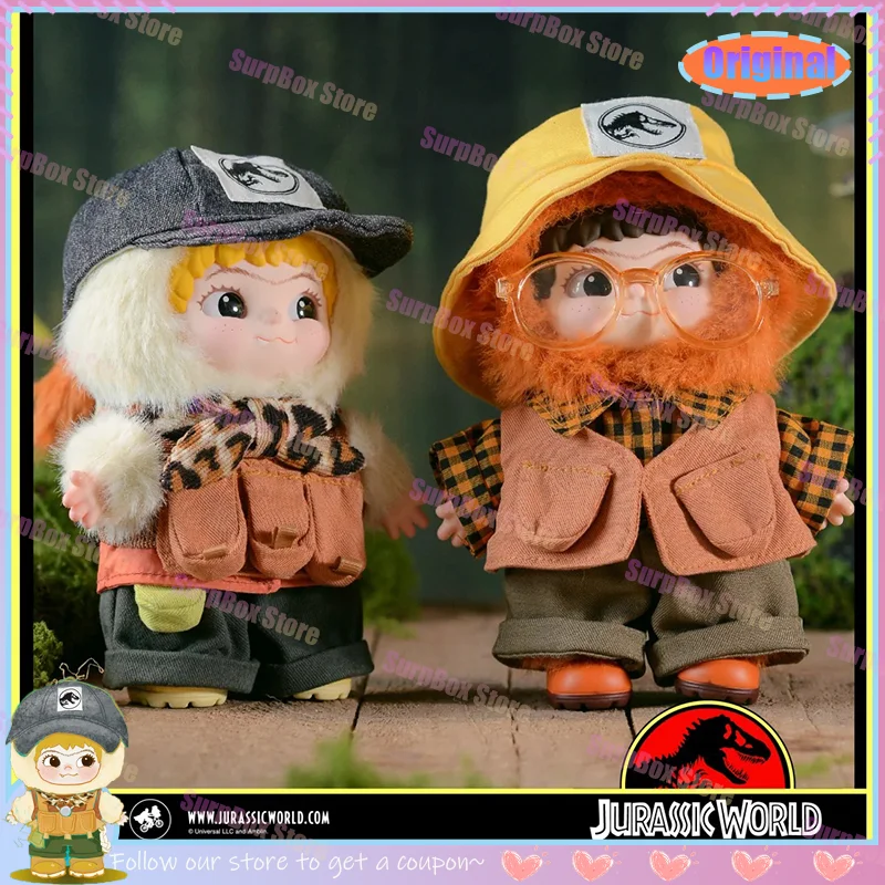 

New Original Wakuku Meets Jurassic World Series Collectible Toys Vinyl Face Blind Box Vinyl Doll Anime Figure Collection Gifts