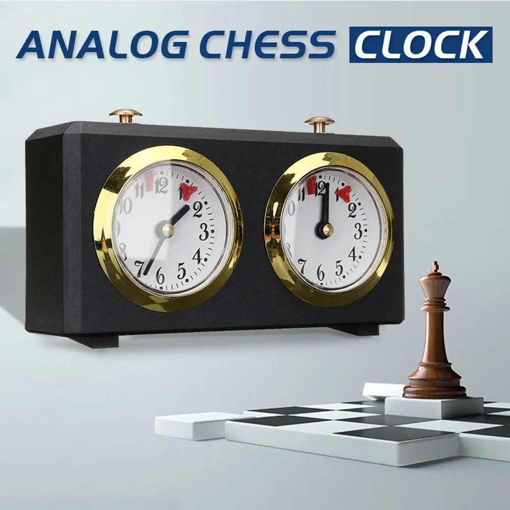 Gift Professional Mechanical Accurate Count Up Down Retro Competition I-GO Portable Chess Clock International Analog Game Timer