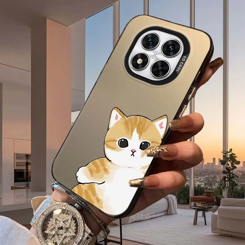 

Cartoon Mofusand Frosted Case for Xiaomi Redmi Note 14 13 12 10 Pro Plus 11S 14C 13C 12C 9C 11S K70 K60 A2 Turbo 4 Acrylic Cover