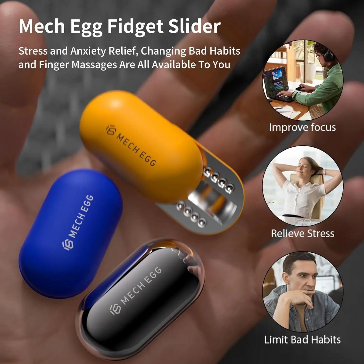 EDC Mechanische Push Metall Pop Münze Stress Relief Push Sound Münze Kleines Spielzeug Stressabbau Fidget Spinner Slider Anti Angst
