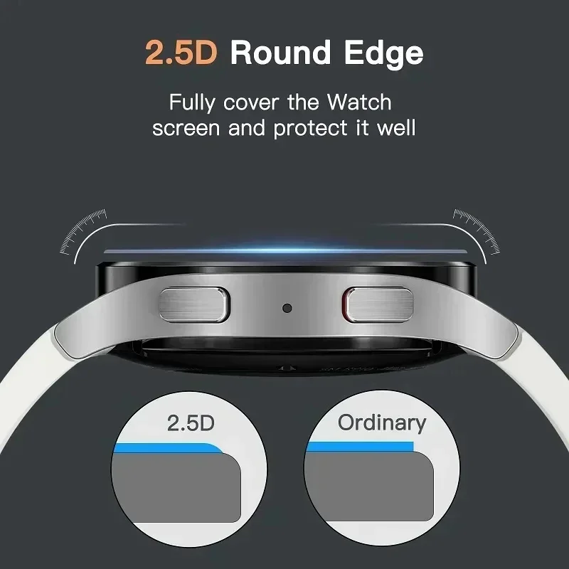 9H Tempered Glass for Samsung Galaxy Watch 4 5 6 7 40/44mm Classic 42/46mm Watch 3 41/45mm Anti Scrach Film HD Screen Protectors image 5