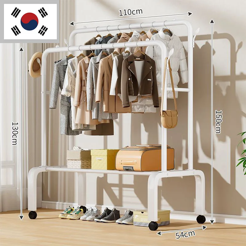 【Domestic shipping 】 Two-layer durable refabricated hanger mobile hanger