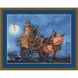 12631 Cross Stitch Kits Sets For Embroidery Cross-stitch Cross Stitch Complete Kit Stich Cross Stitch Set Needle Arts & Craft