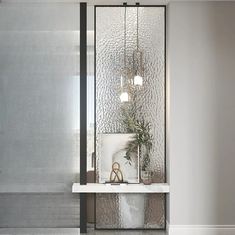 

water pattern, glass, screen, partition, simplicity, living room, entrance, entrance, washstand, partition wall